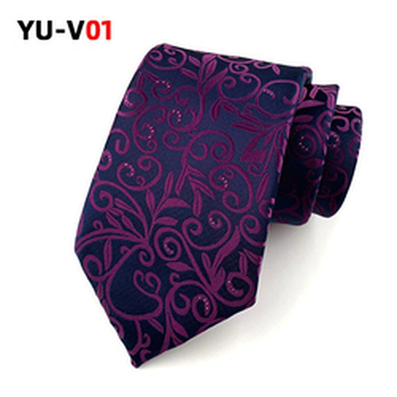 Custom Corbatas Hombres With Logo Classical Popular Neck Ties For Men Paisley Jacquard Cravate pour homme