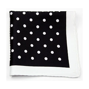 customise handkerchief dot pocket square high quality handchief silk DPS5710