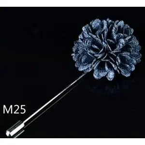 Wholesale lapel flower pin Fashionable groom boutonniere wedding Custom lapel flower pins for suit men