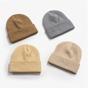 Wholesale Men Cheap Fashion Beanie Winter Hats Knitted Cap Winter Plain Women'S Knitted Beanie Hats
