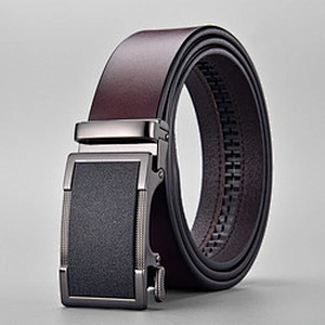 High Quality Fashion Genuine Automatic Leather Belts For Men