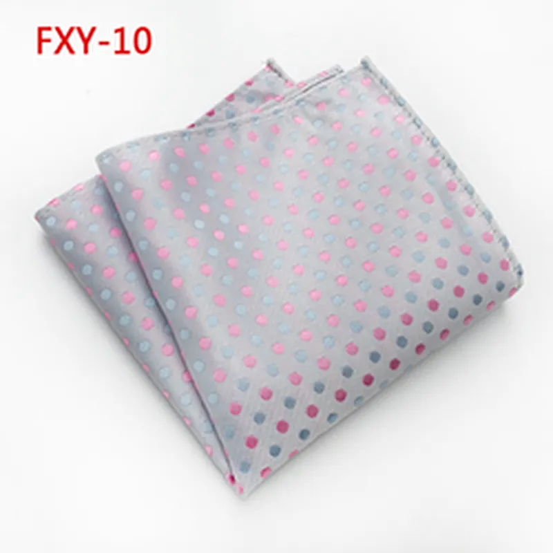 Enbroidered Hanky Customised Pocket Square Dot Men's Handkerchief In Gift Box Luxury Einstecktuch panoletas