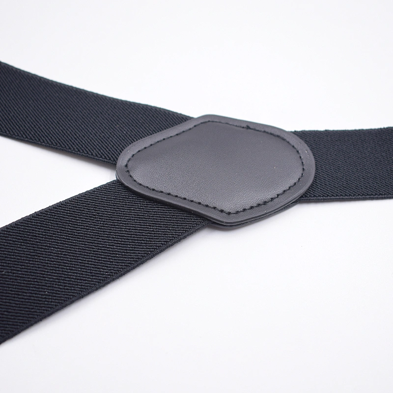 Wholesale Cheap Adult 3 clip strap Y-type plain color men's and women's universal suspender strap clip