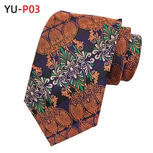 Custom Neckties Men Jacquard Woven Casual Grid Neck Ties For Men Polyester Cravate Pour Homme