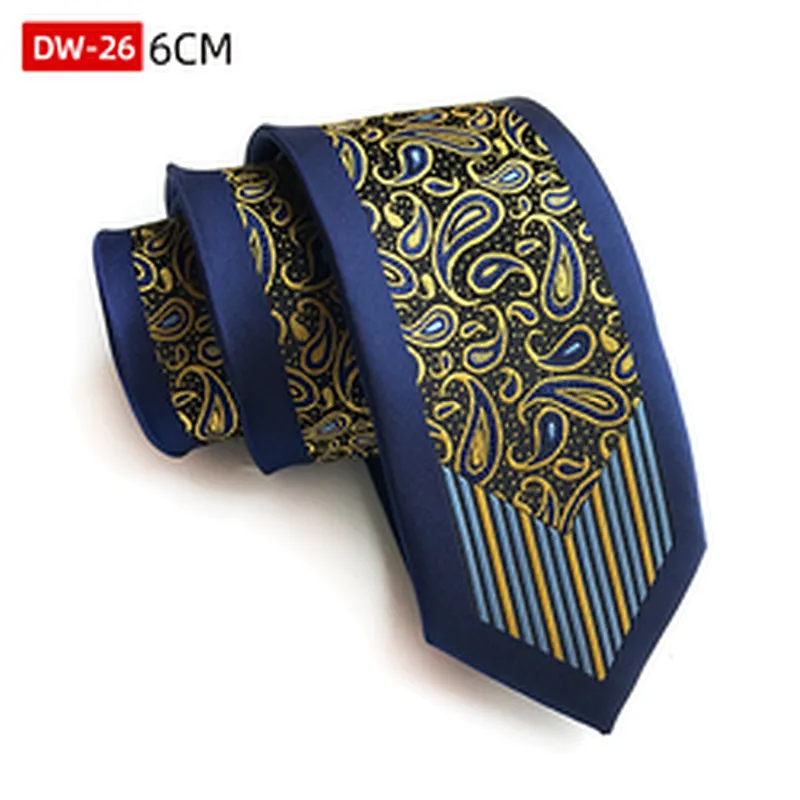 Customized Sublimation Neckties Men Luxury Ties Men Custom Logo Fashion Casual Paisley Cravate Homme
