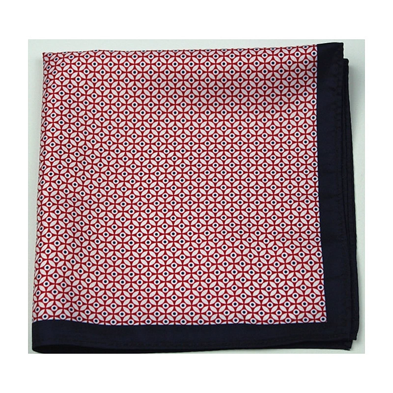 pocket square manufacturer popular handkerchief checks silk DPS5423C