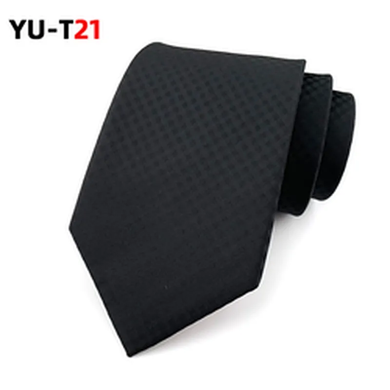 Classic Striped Neck Ties For Men Luxury Jacquard Corbatas Hombres Polyester Woven Necktie Set Gift Box Custom Logo