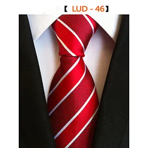 Wholesale Silk Necktie Set Gift Box Casual Grid Gravata Masculina Polyester Woven Neck Ties For Men