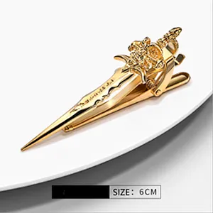 Fashion Mens Metal Simple Necktie Tie Pin Bar Clasp Clip