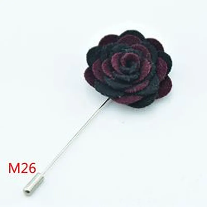 Designer Brooch Popular Brands Fashionable Wedding Corsage Flower Lapel Pins Mens Suit Custom