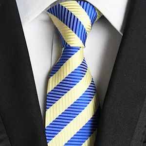 Luxury Stripe Ties For Men Italian Custom Neckties Men With Logo Cravate Homme Set Gift Box