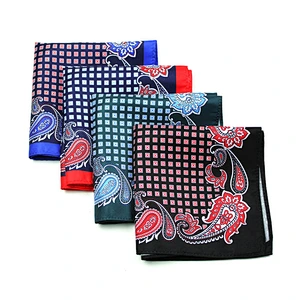 New Arrival Gentlemen Polyester Handkerchief Mens Tie and Pocket Square Set
