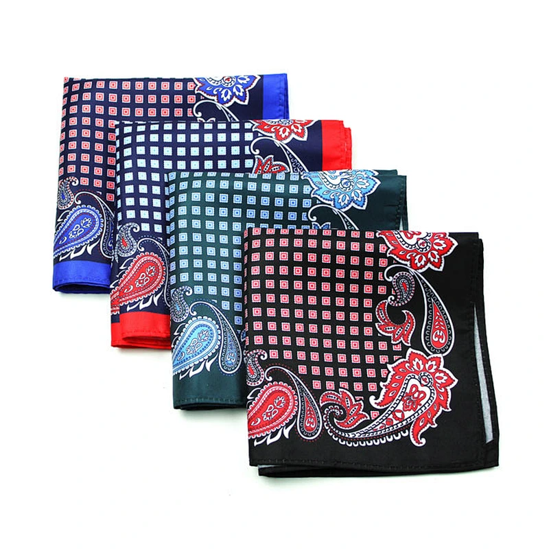 New Arrival Gentlemen Polyester Handkerchief Mens Tie and Pocket Square Set