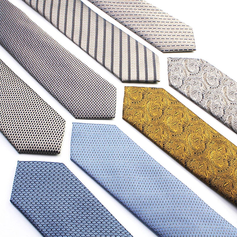 classic hot sale beautiful men neck ties brown