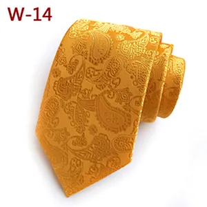 Custom Neckties Men Jacquard Woven Casual Cravate Pour Homme Polyester Paisley Neck Ties For Men