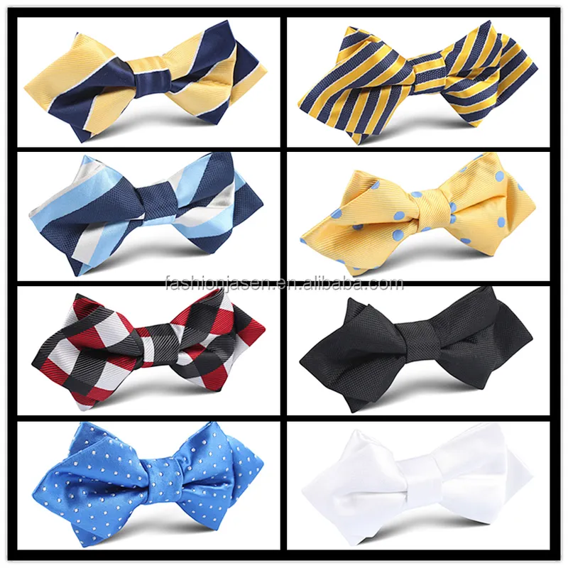 Wholesale men silk woven bow ties