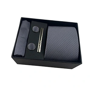 Fashion Mens Custom Business Cufflinks And Ties Gift Set