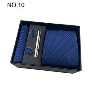 Hot selling Mens Custom Business Cufflinks And Ties Gift Set