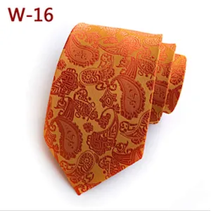 Fashion Cravate Pour Homme Polyester Paisley Neck Ties For Men Custom Neckties Men Jacquard Woven