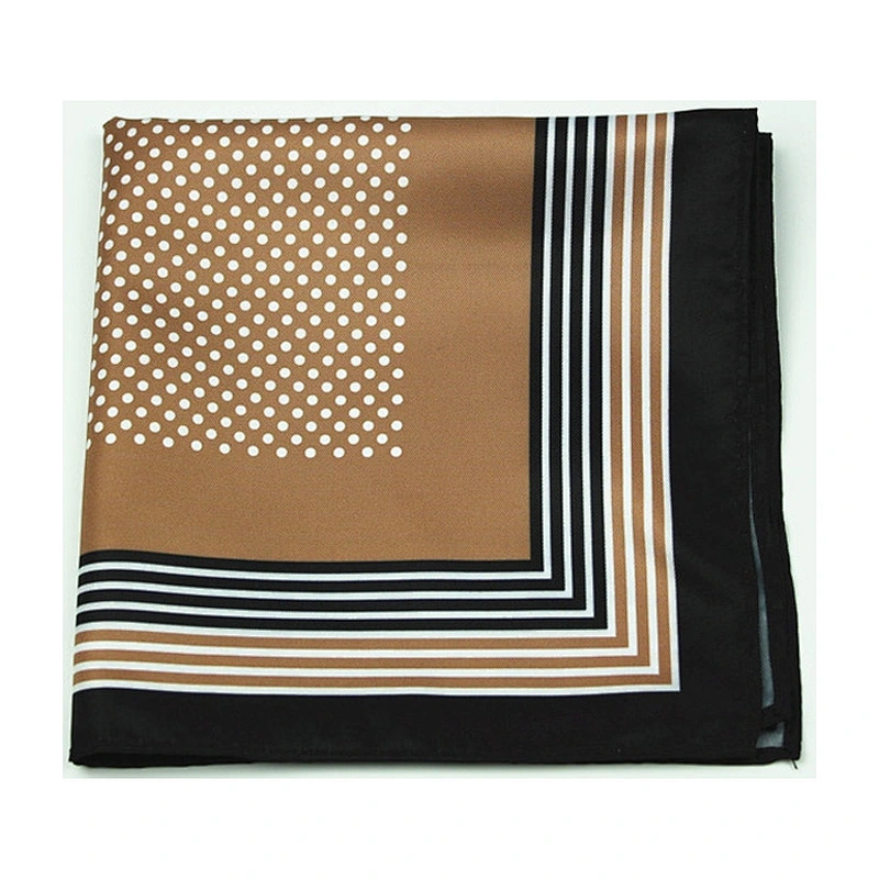 100%polyester handkerchief cloth pocket square for business men DPS5390