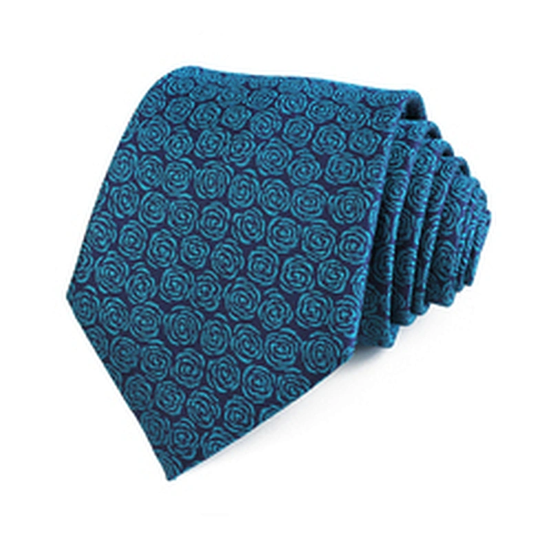 Custom Cravate homme Sublimation Necktie Silk Jacquard Woven Wholesale Dot Neck Ties For Men