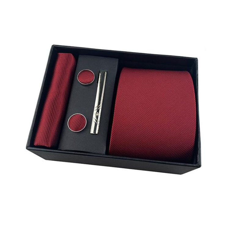wholesale mens cufflinks and silk ties gift set