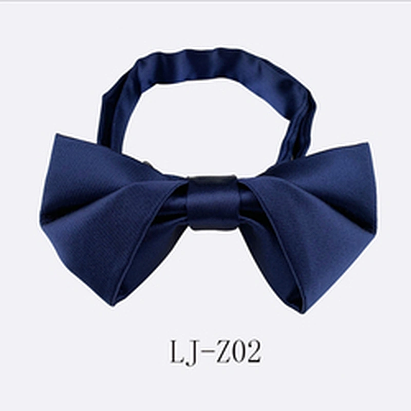 Classic Solid Self Tie Bow Ties For Men Custom Polyester Noeud Papillon Mariage Plain Kids Bow Ties With Gift Box