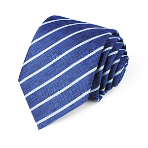 Custom Navy Blue Silk Neckties Set Popular Plain Gravata Masculina Striped Mens Ties Silk Box Set
