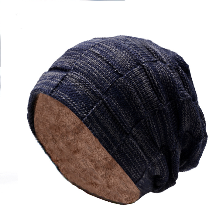 High Quality Winter Plain Dyed Custom Beanie Hat 100% Acrylic Warm Knitted Beanie Custom Logo