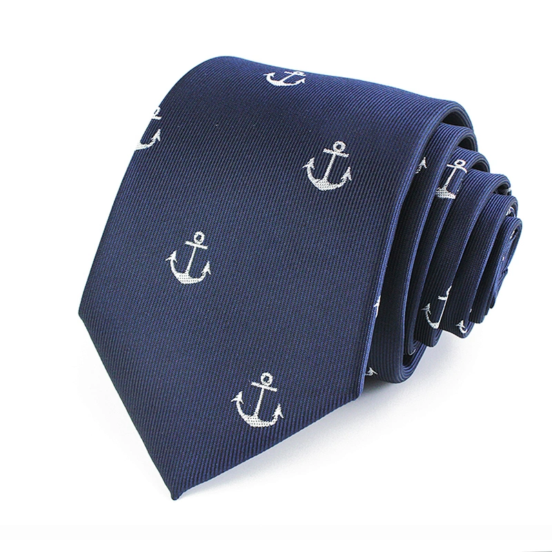 Sublimation Neckties Manufacturer Men Tie Set Necktie Navy Stripe Corbatas Hombres Neck Tie Gift Set