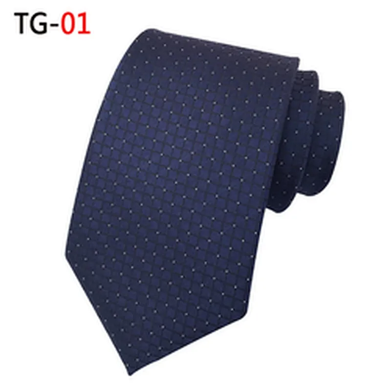 Polyester Woven Corbatas Hombres Classic Dot Neck Ties For Men Luxury Ties Men Custom Logo