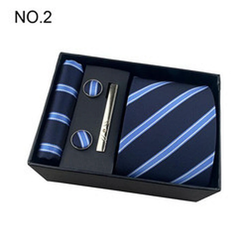 Fashion Mens Custom Business Cufflinks And Ties Gift Set