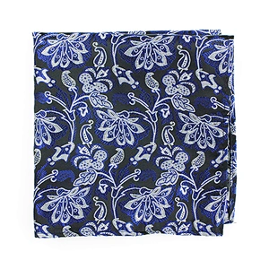 Jacquard dozen handkerchief Men Pocket Square Polyester Printed Scarf Square