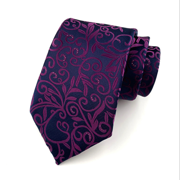 Custom Corbatas Hombres With Logo Luxury Neck Ties For Men Wholesale Paisley Jacquard Cravate pour homme