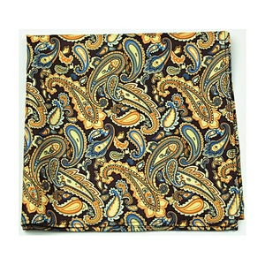 factory price customised hand rolled hem zephyr pocket square