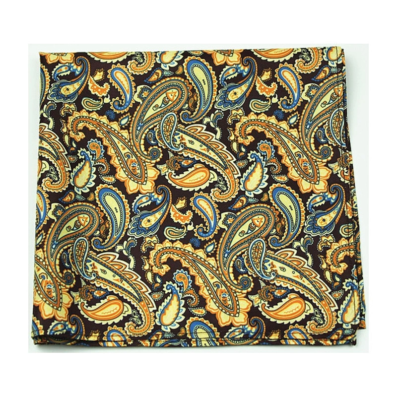 factory price customised hand rolled hem zephyr pocket square