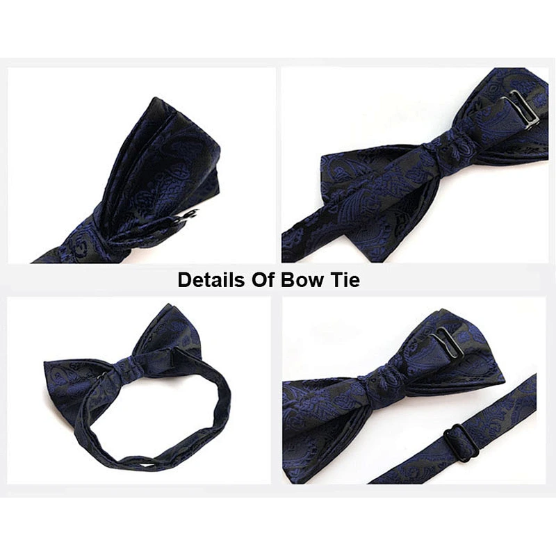 Wholesale Classic Polyester Bow Tie Straps Self Tie Bow Ties For Men
