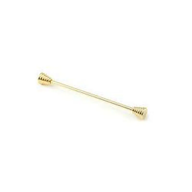 Stock Men Metal Brass Fashion Wholesale Collar Pin For Shirt