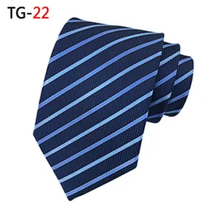 Polyester Woven Corbatas Hombres Classic Dot Neck Ties For Men Luxury Ties Men Custom Logo