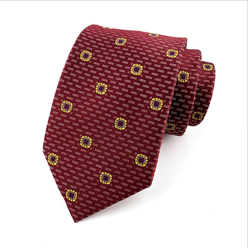 Fashionable Necktie Mens Casual Cravate pour homme Wholesale Jacquard Dot Corbatas Hombres