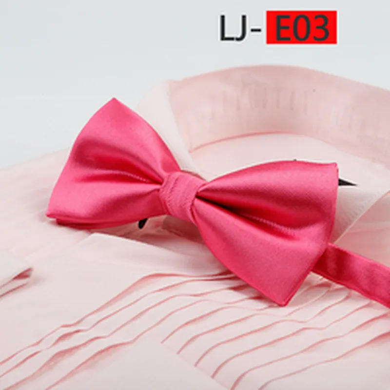 2021 Bow Ties for Men Handmade Casual Party Self Tie Bowties Solid Noeud Papillon Slim Wedding Kids Bow Tie with Box