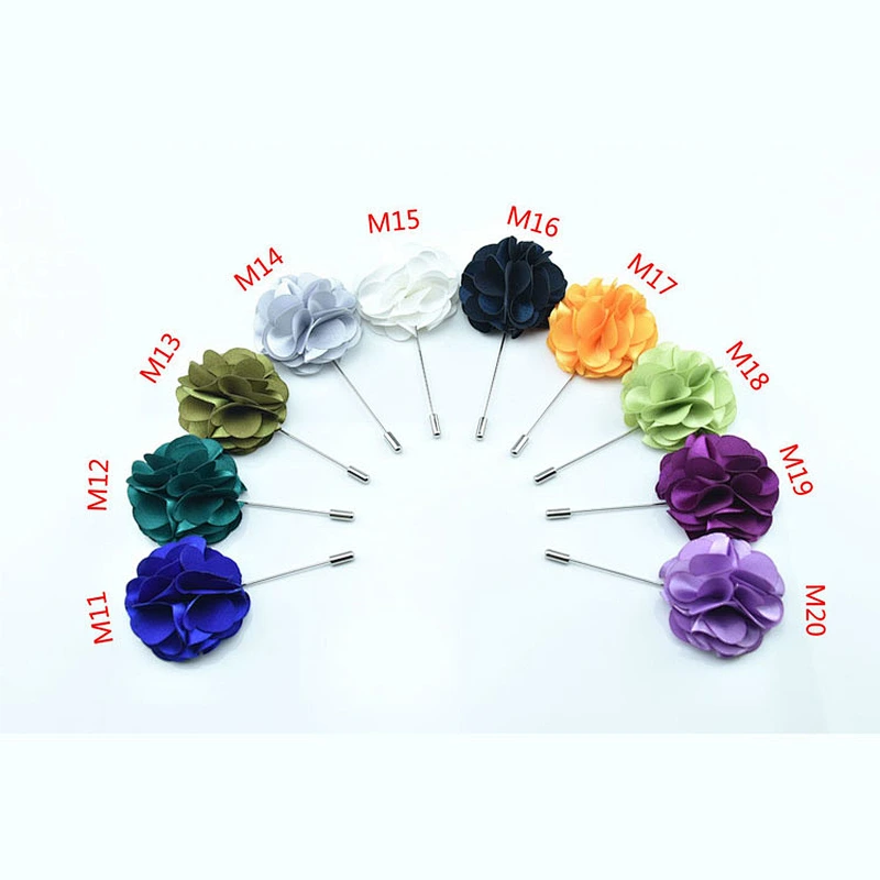 custom corsage flower lapel pin fashion womens brooch flower pin wholesale boutonniere flower wedding corsage