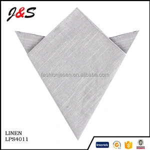 wholesale high quality Custom white linen handkerchief