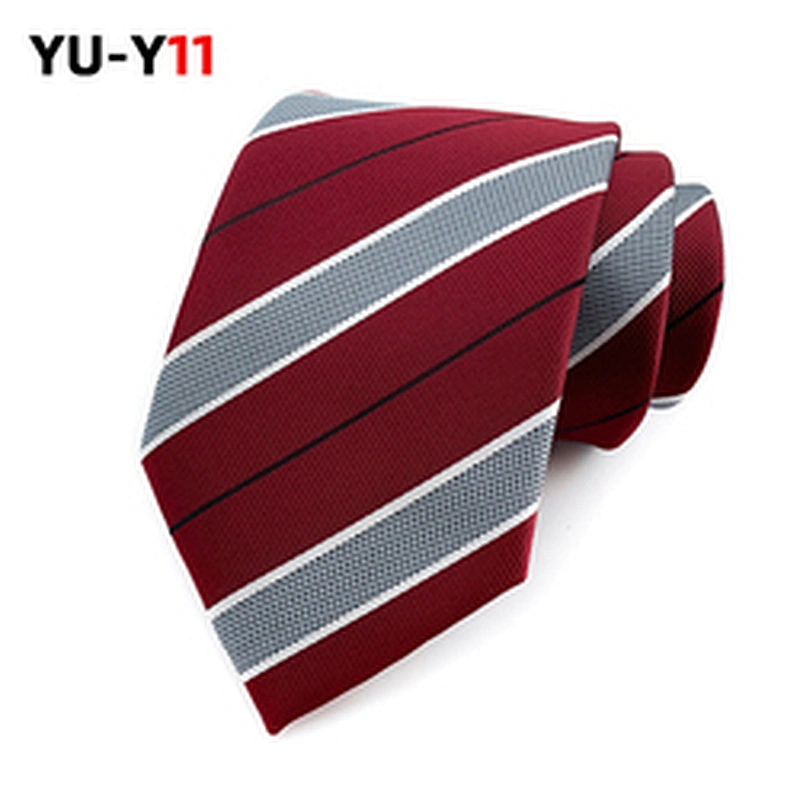 Wholesale Corbatas Hombres Classical Stripe Mens Ties Silk Box Set Custom Luxury Necktie Set Gift Box
