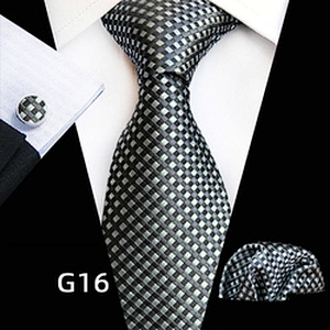 Custom Luxury Necktie Stripe Jacquard Cravates Homme Casual Silk Ties For Men