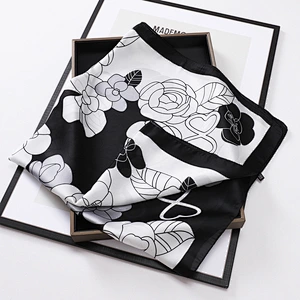 Custom Luxury Palestine Scarf Soft Satin Other Scarves Printed Colorful Hijab Jersey Scarf Hijab For Women