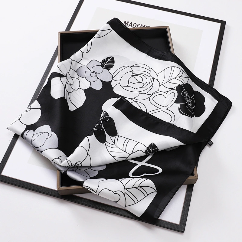 Custom Luxury Palestine Scarf Soft Satin Other Scarves Printed Colorful Hijab Jersey Scarf Hijab For Women