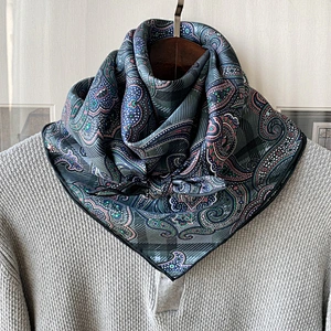Supplier Wholesale Luxury Printed Twill 100% Silk Gentleman Scarves