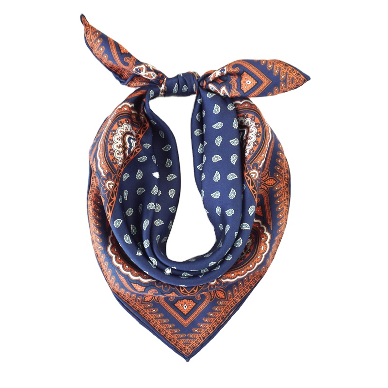 Silk Scarf Custom Printing Twill Designer Scarf Styles Silk Twill Scarf For Men
