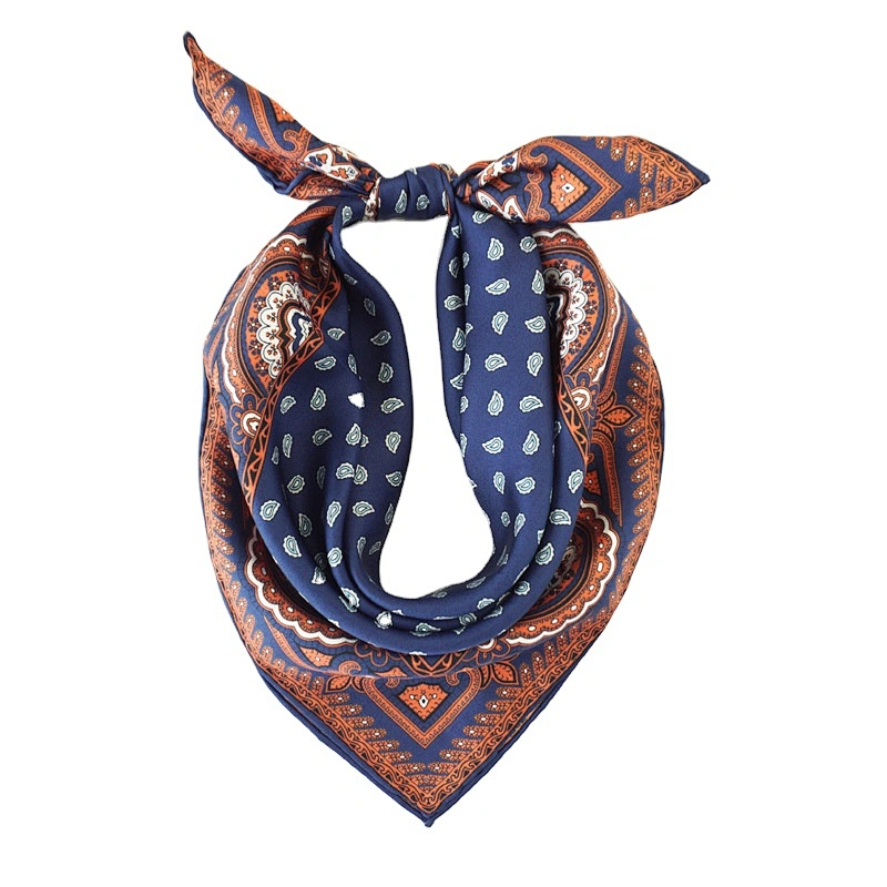 Silk Scarf Custom Printing Twill Designer Scarf Styles Silk Twill Scarf For Men